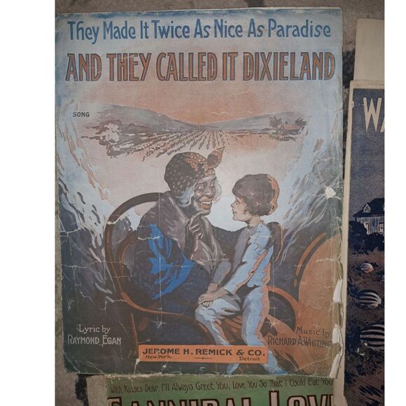 Black History VINTAGE Frameable Sheet Music Magazines Posters Original Rare 1916 - Picture 4 of 11